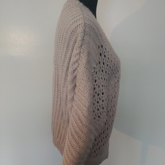 Elodie Chunky Knit Slouchy Open Front Cardigan Sweater - Picture 2 of 5